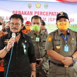 Mentan Syahrul Yasin Limpo dan Gubernur Arinal Turun Langsung ke Sawah, Buktikan Kekuatan Lampung sebagai  Sentra Pangan Nasional