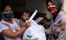 Bhayangkari Cabang Kota Bandar Lampung Berikan Bantuan Kemanusiaan Ramah Perempuan dan Anak