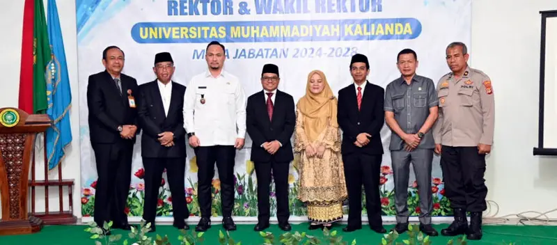 RESMI DILANTIK SUSILAWATI DAN MUHTADLI JADI REKTOR DAN WAKIL REKTOR PERTAMA UNIVERSITAS MUHAMMADIYAH KALIANDA