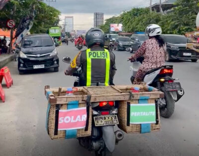Polisi Siapkan BBM Keliling untuk Pemudik Kehabisan Bensin di Jalinsum, Lampung