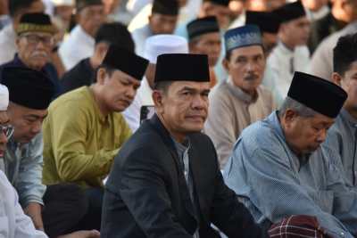 Danrem 043/Gatam Shalat Idul Fitri 1446 H / 2025 M Bersama Masyarakat Bandar Lampung