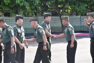 Usai Cuti Hari Raya Idul Fitri 1446 H, Korem 043/Gatam Gelar Halal Bihalal