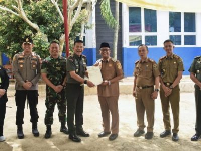 Danrem 043/Gatam Terima Hibah Lahan 14 Hektar dari Bupati Lampung Tengah
