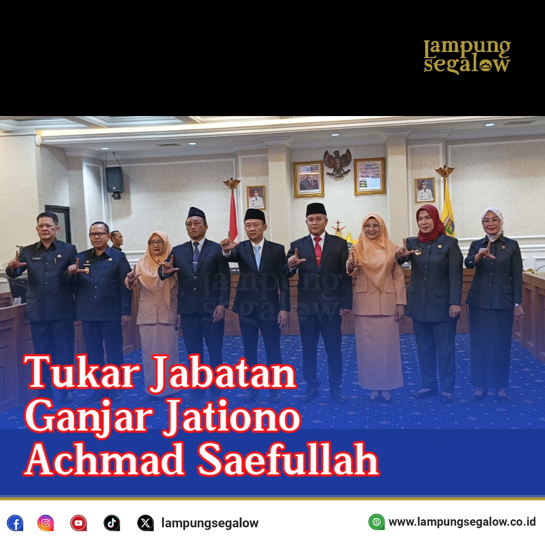 Tukar Jabatan Ganjar dan Saefullah