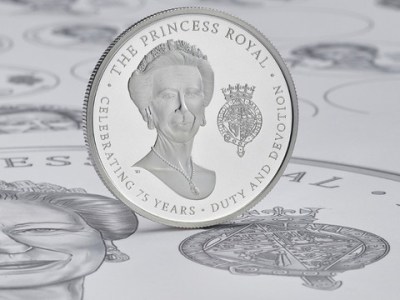 Royal Mint Rilis Koin Khusus untuk Rayakan Ulang Tahun ke-75 Putri Anne