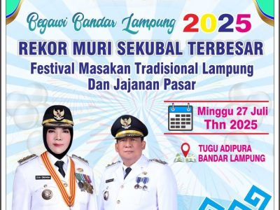 Begawi Bandar Lampung 2025 Siap Pecahkan Rekor MURI Sekubal Terbesar