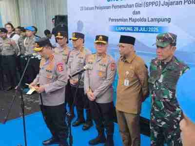 Kapolri Groundbreaking SPPG di Lampung, Dukung Program Gizi Nasional Presiden Prabowo