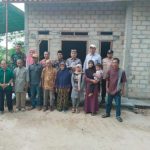 Walikota Metro Tinjau Proses Perbaikan Rumah Tidak Layak Huni