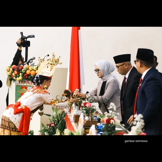Pemprov Lampung Hadiri Sidang Paripurna DPRD Peringatan HUT ke-80 RI