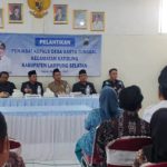 Sekda Lamsel Lantik Khusaini Rohman, Dorong Karya Tunggal Jadi Desa Penggerak Ekonomi Rakyat