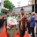 Danrem 043/Gatam Sambut Pangdam XXI/Radin Inten Dengan Hangat dan Penuh Makna