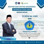 Unila Salurkan Bantuan Tunai Tahap I untuk Korban Banjir Sumatra