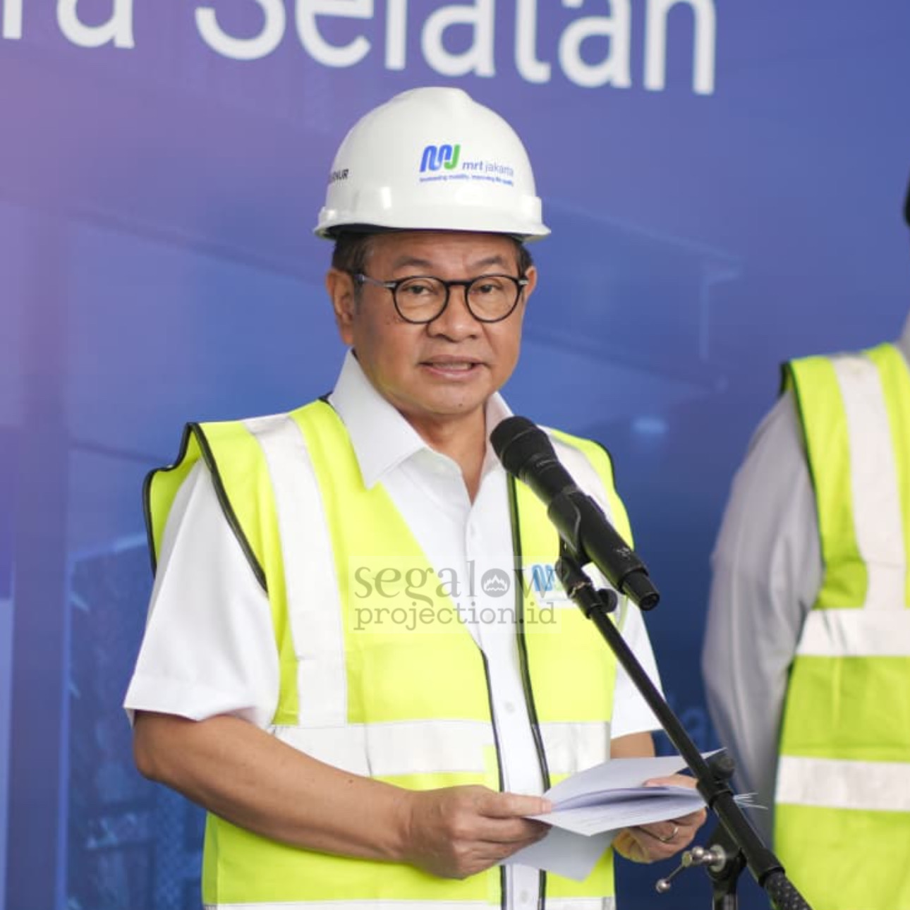 GUBERNUR PRAMONO LETAKKAN BATU PERTAMA ENTRANCE STASIUN HARMONI, PERKUAT TOD JAKARTA PUSAT