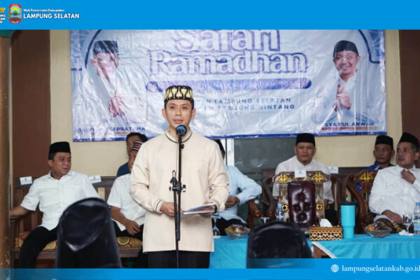 Safari Ramadan di Tanjung Bintang, Radityo Egi Pratama Ajak Warga Bersihkan Hati dan Perkuat Gotong Royong