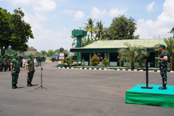 25 Prajurit Korem 043/Gatam Naik Pangkat, Danrem: Harus Diiringi Peningkatan Kualitas Diri
