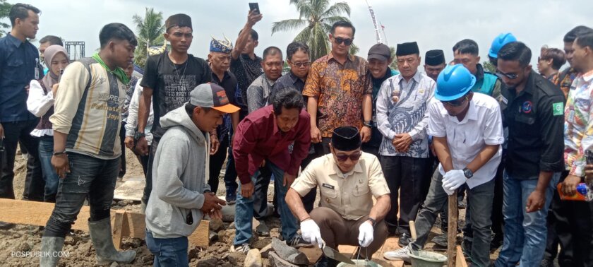 Wabup Syaiful Anwar Letakkan Batu Pertama Menara Siger Residence I, Dorong Hunian Layak di Lampung Selatan
