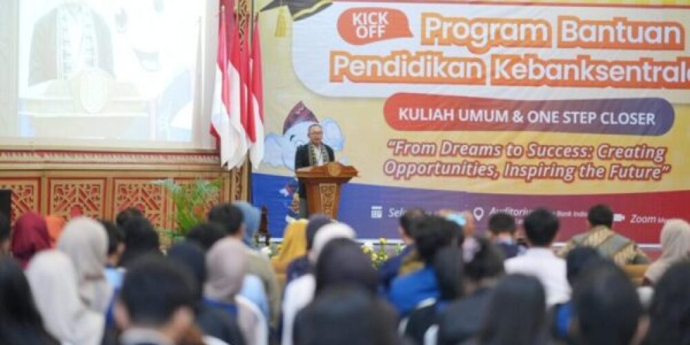 Rektor Unila Hadiri Kuliah Umum BI, Perkuat Sinergi Program Pendidikan Kebanksentralan