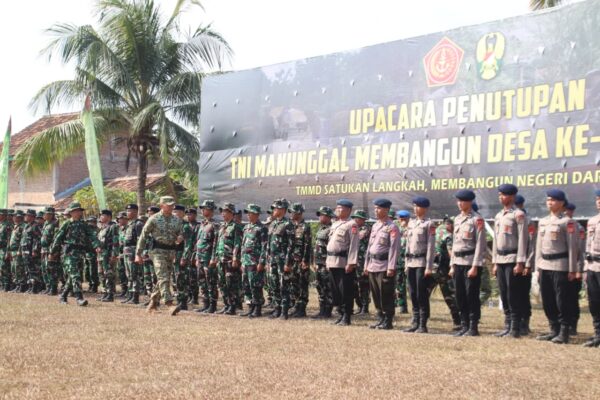 TMMD ke-129 Lampung Utara Rampung, Semua Sasaran Tuntas