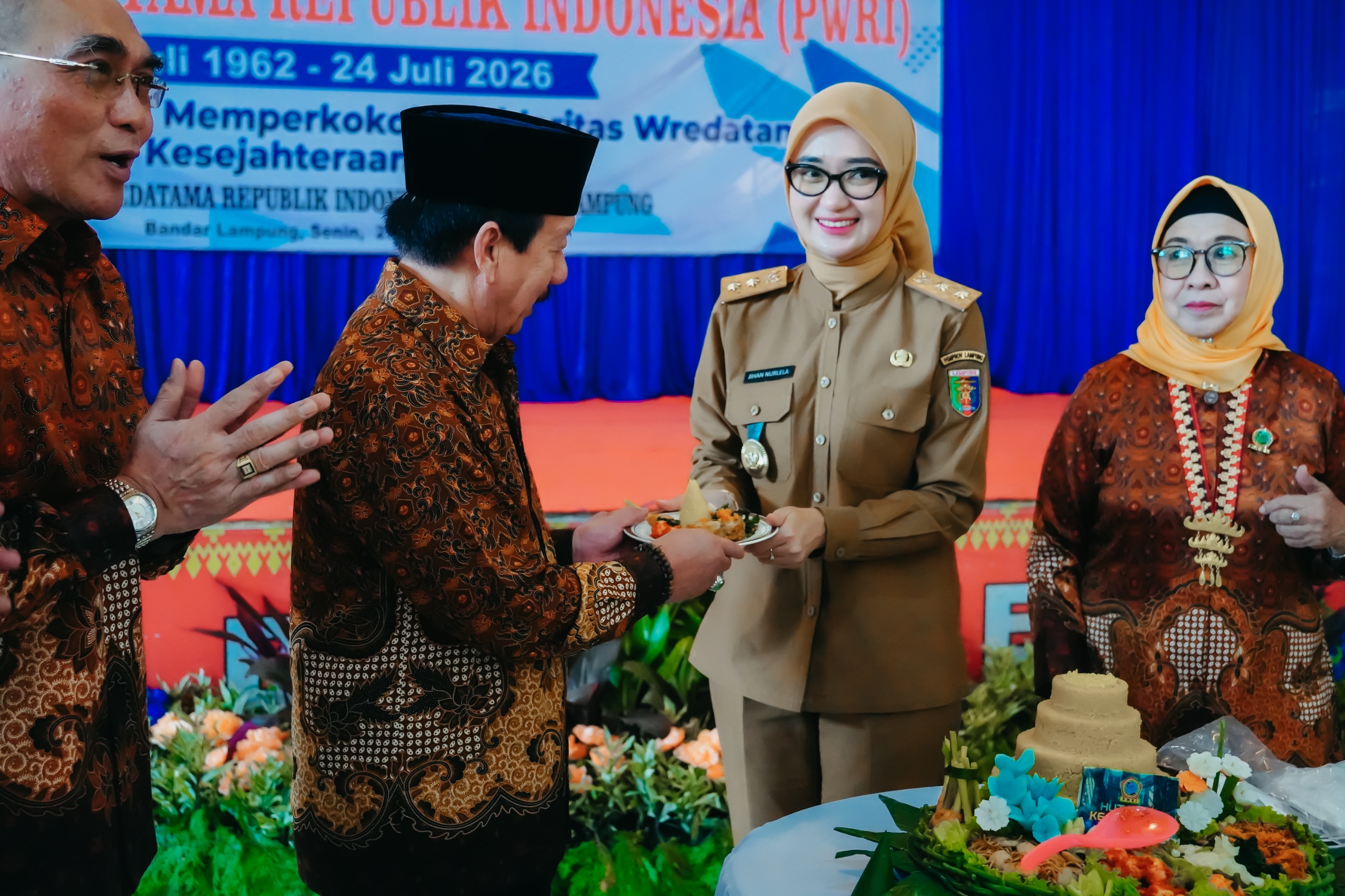 HUT ke-64 PWRI, Wagub Jihan Ajak Purna Tugas Terus Berkontribusi Bangun Lampung