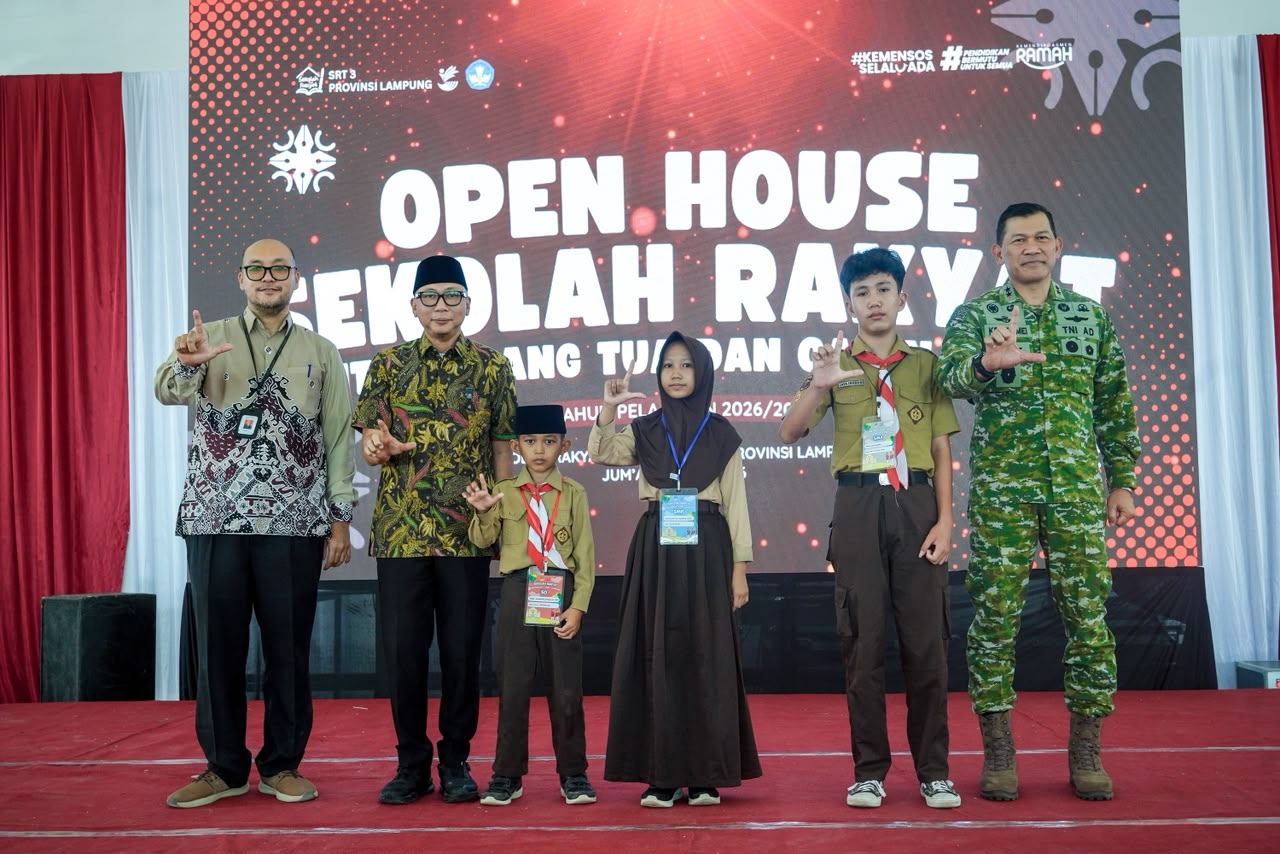 401 Siswa Tempuh Pendidikan Gratis, Sekolah Rakyat Lampung Perluas Akses bagi Keluarga Miskin