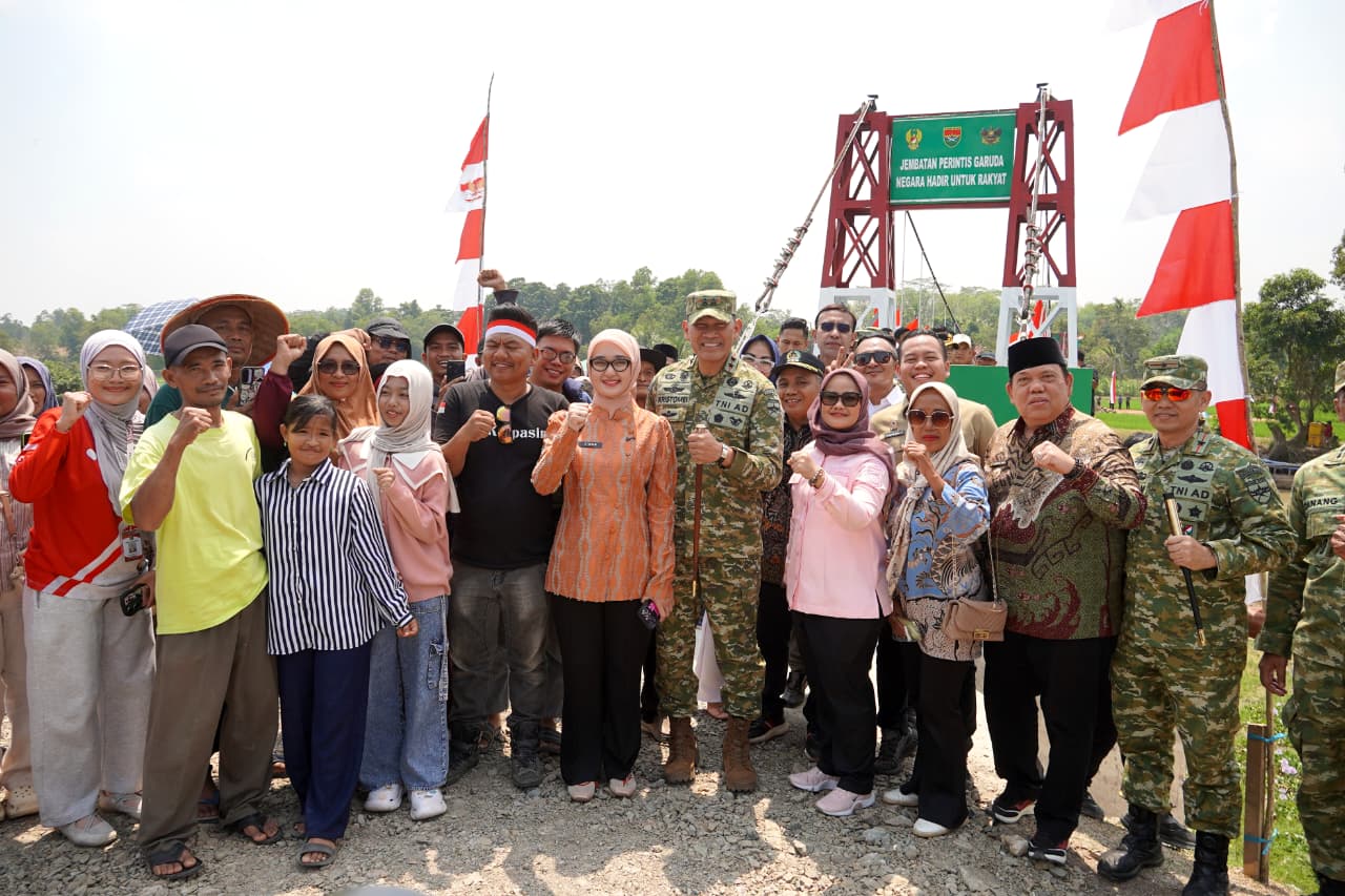 Pemprov Lampung Apresiasi Kolaborasi TNI-Polri dalam Pembangunan Infrastruktur Perdesaan