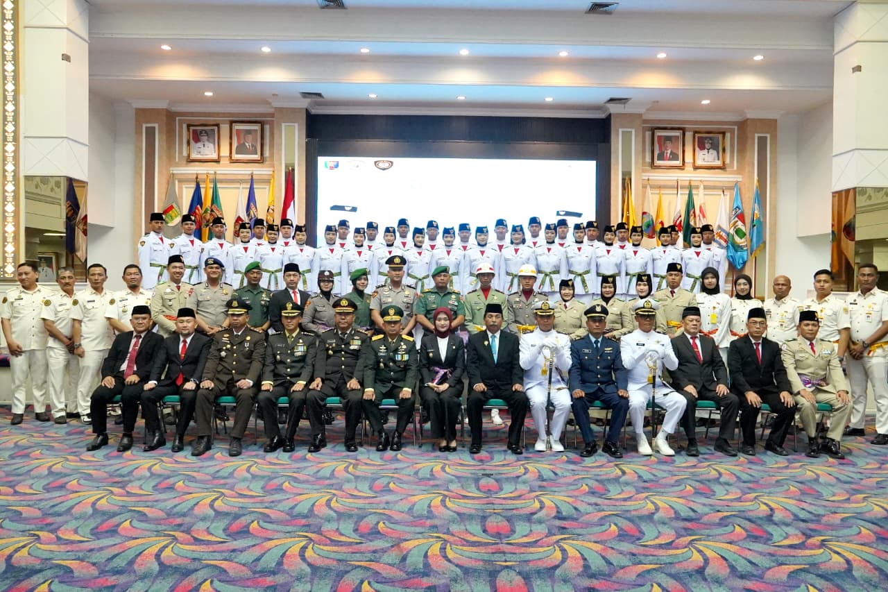 Wagub Jihan Kukuhkan Paskibraka Lampung 2026, Titip Pesan Jaga Amanah dan Kekompakan