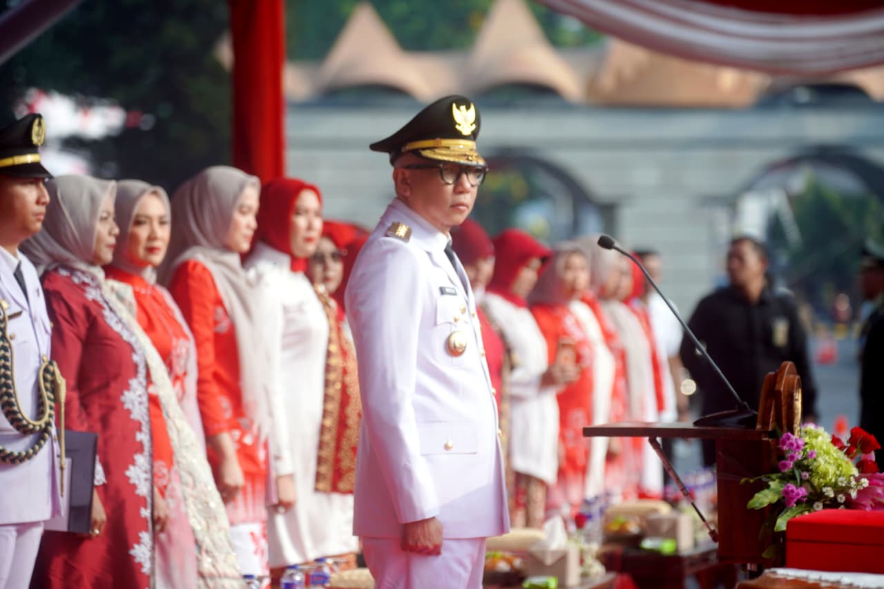 Gubernur Mirza Pimpin Upacara HUT ke-81 RI, Berlangsung Khidmat dan Penuh Nasionalisme